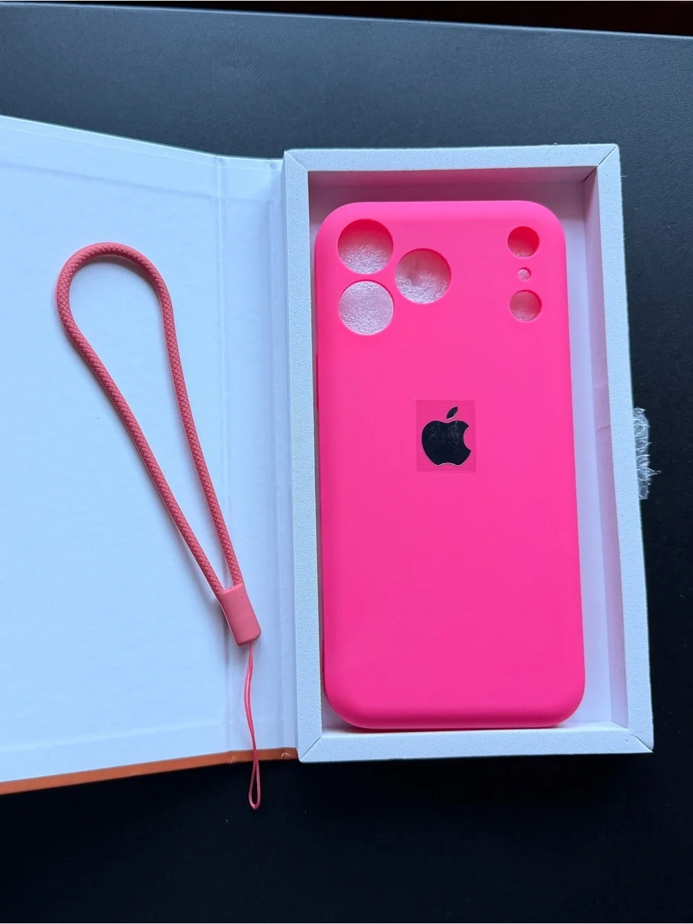 17 Pro Max Hot Pink Silicone Phone Case